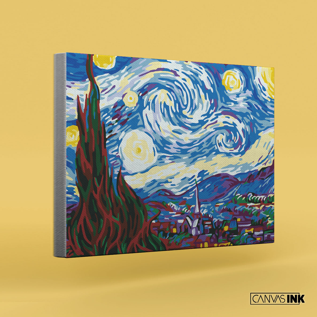 Cuadros para Pintar - 🖌La noche estrellada de Van Gogh - MI-025