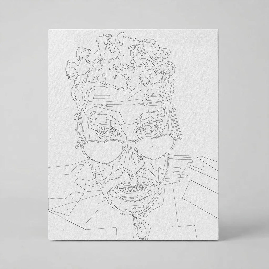 Kit Números – Bad Bunny – Abstracto