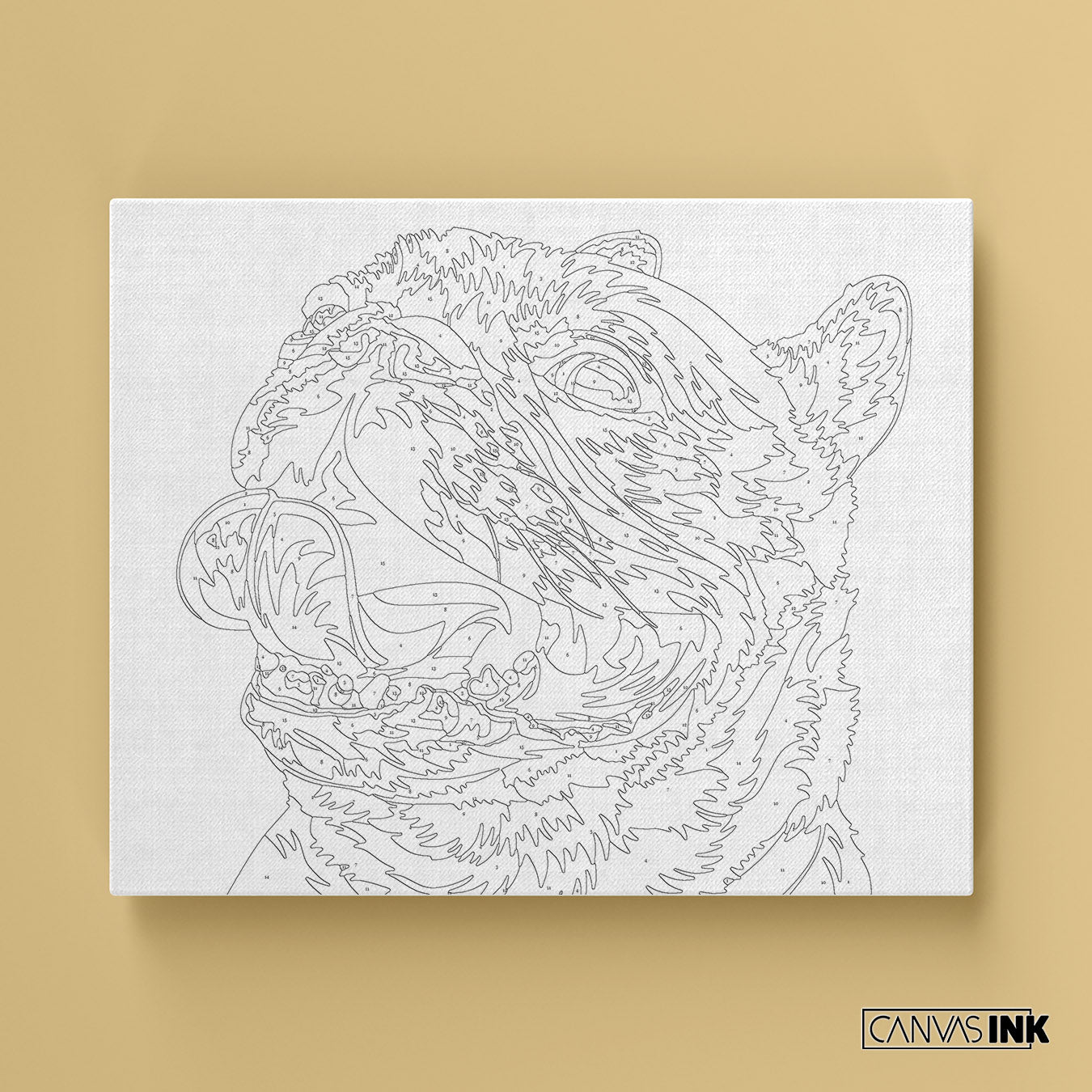 Kit Números – Bulldog – Abstracto