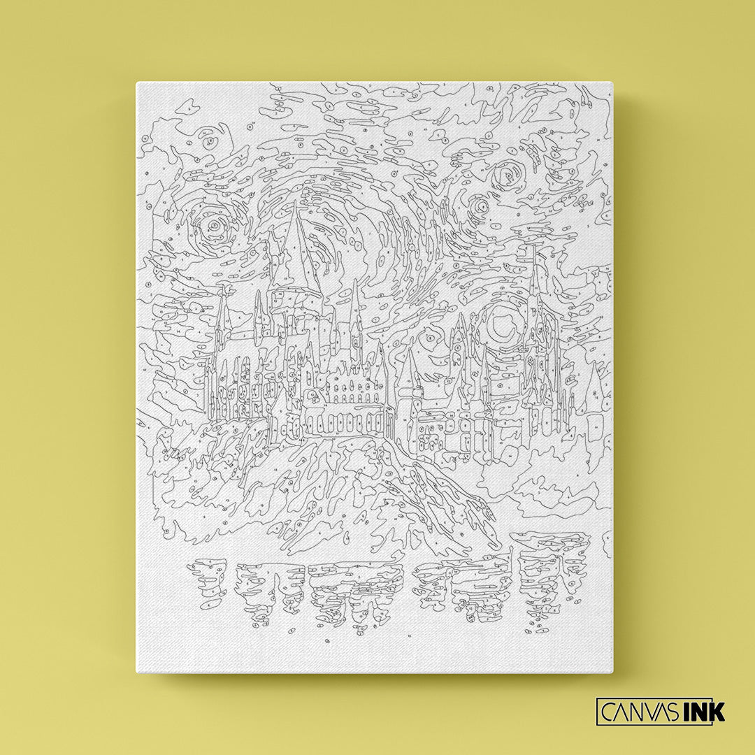 Kit Números – Castillo de Hogwarts - Harry Potter – Realista