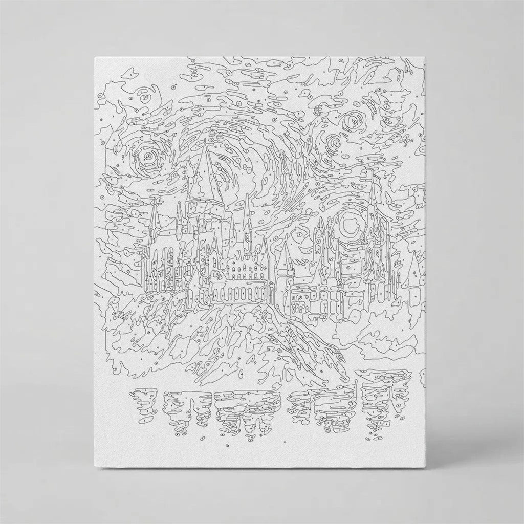 Kit Números – Castillo de Hogwarts - Harry Potter – Realista