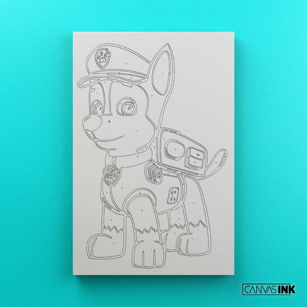 Kit Números – Paw Patrol - Chase