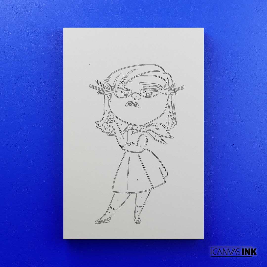 Kit Números – Intensamente - Desagrado