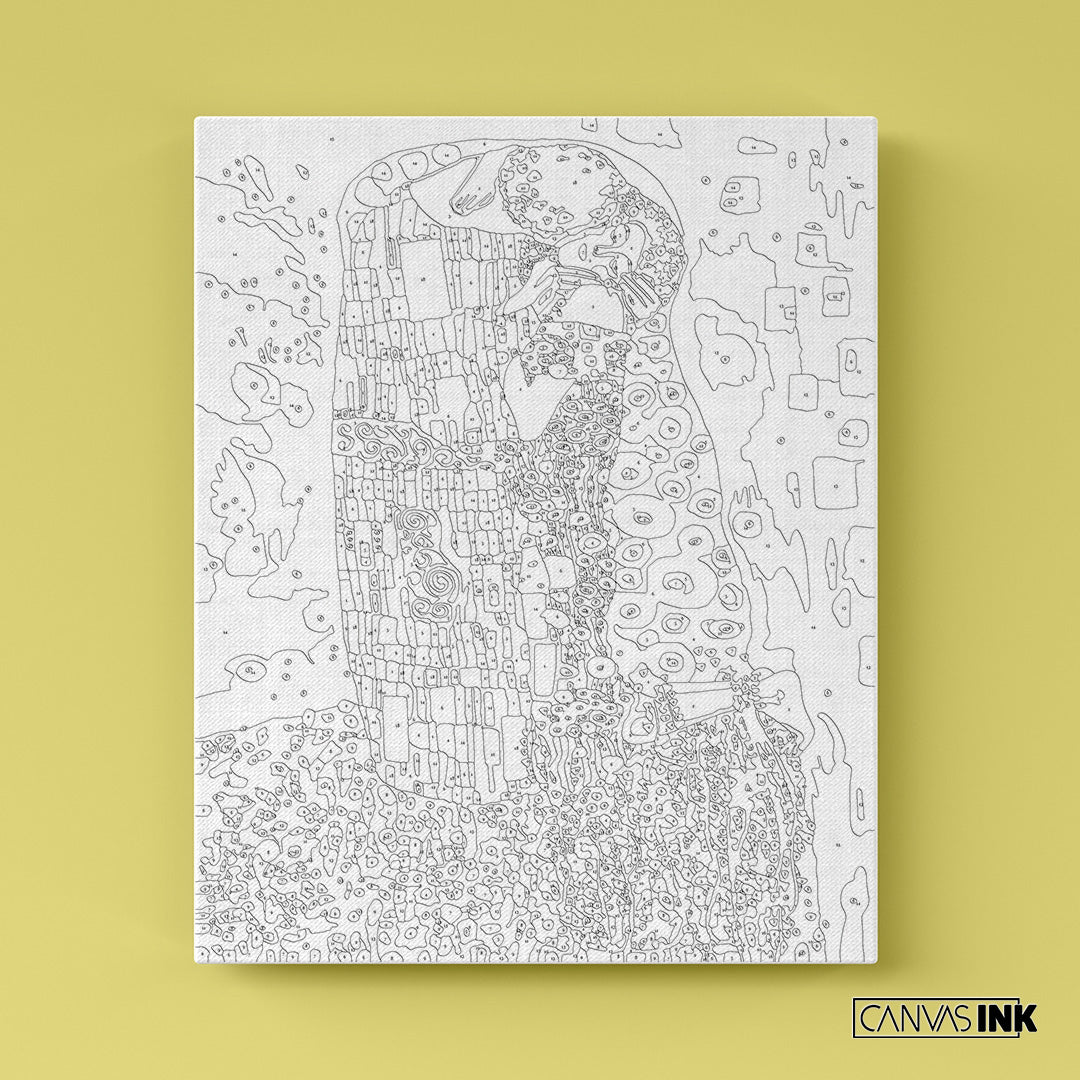 Kit Números – El Beso, Gustav Klimt – Realista