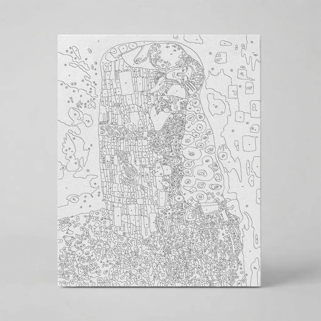 Kit Números – El Beso, Gustav Klimt – Realista