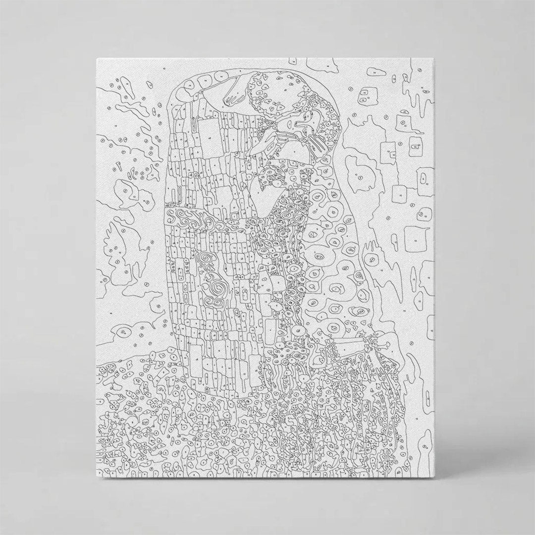 Kit Números – El Beso, Gustav Klimt – Realista