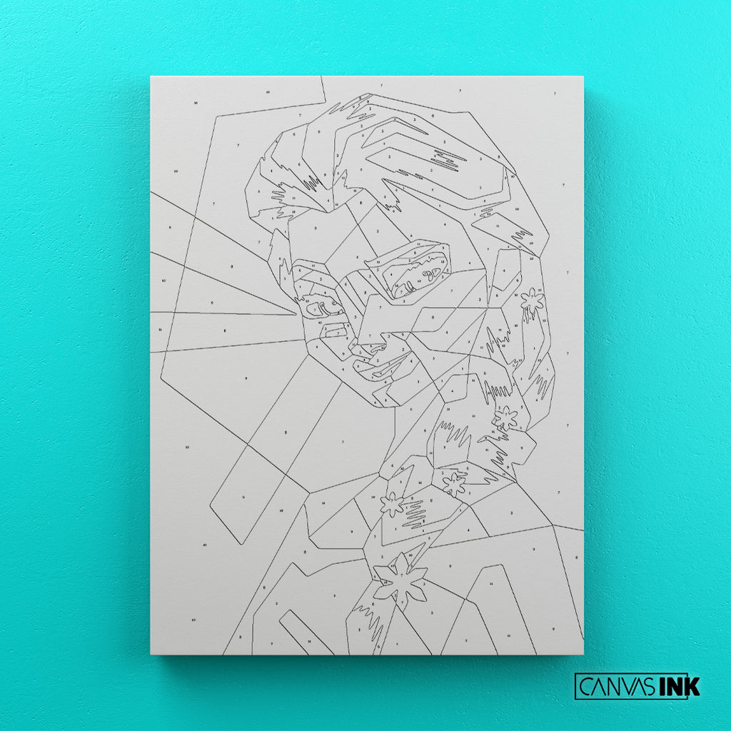 Kit Números – Elsa, Frozen – Abstracto