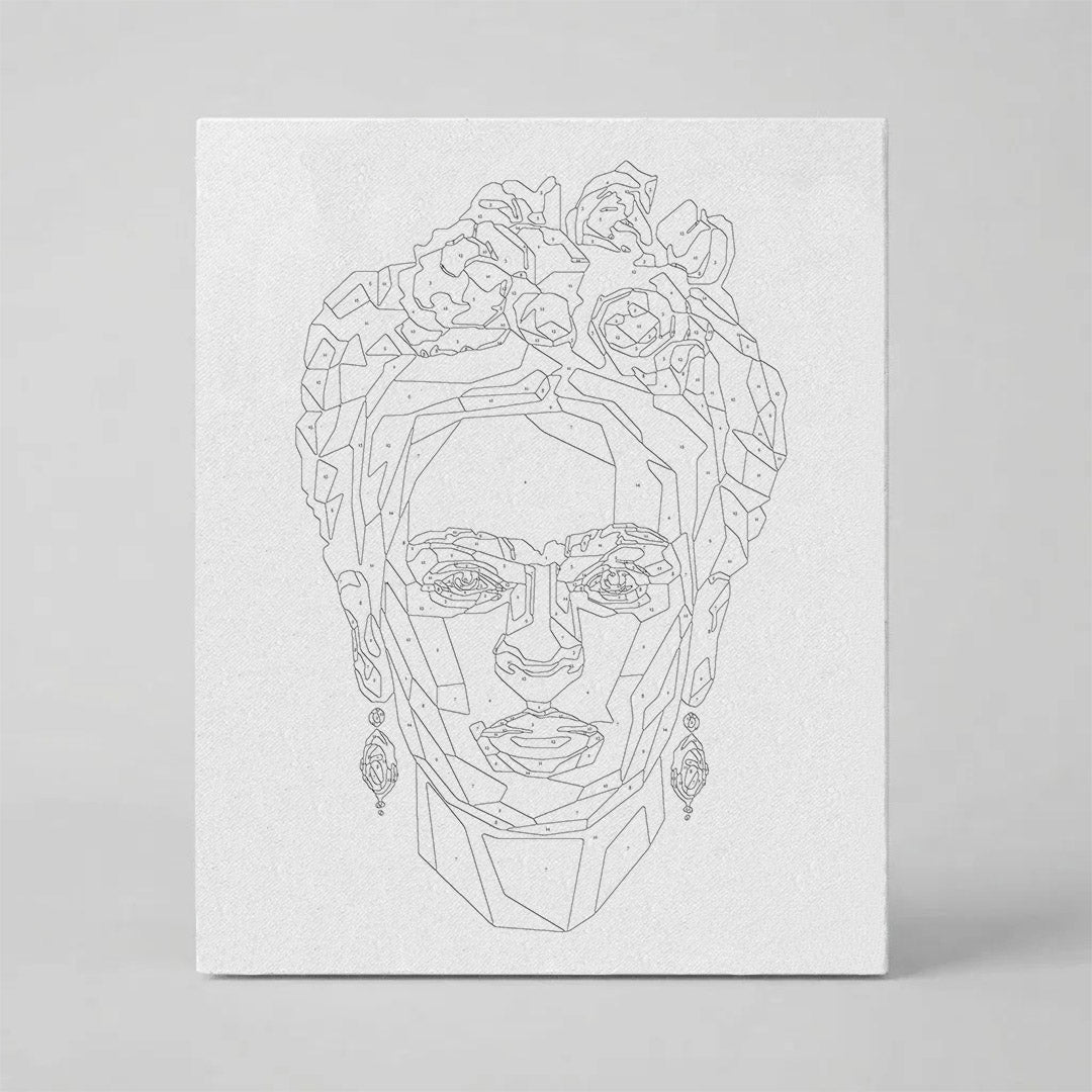 Kit Números – Frida Kahlo – Abstracto
