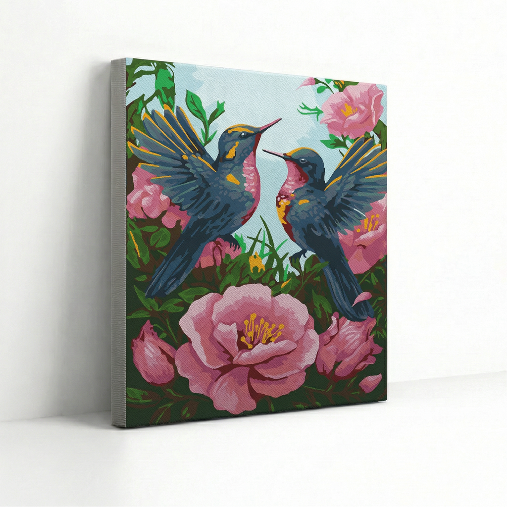 Kit Números – Pareja de Colibríes – Realista