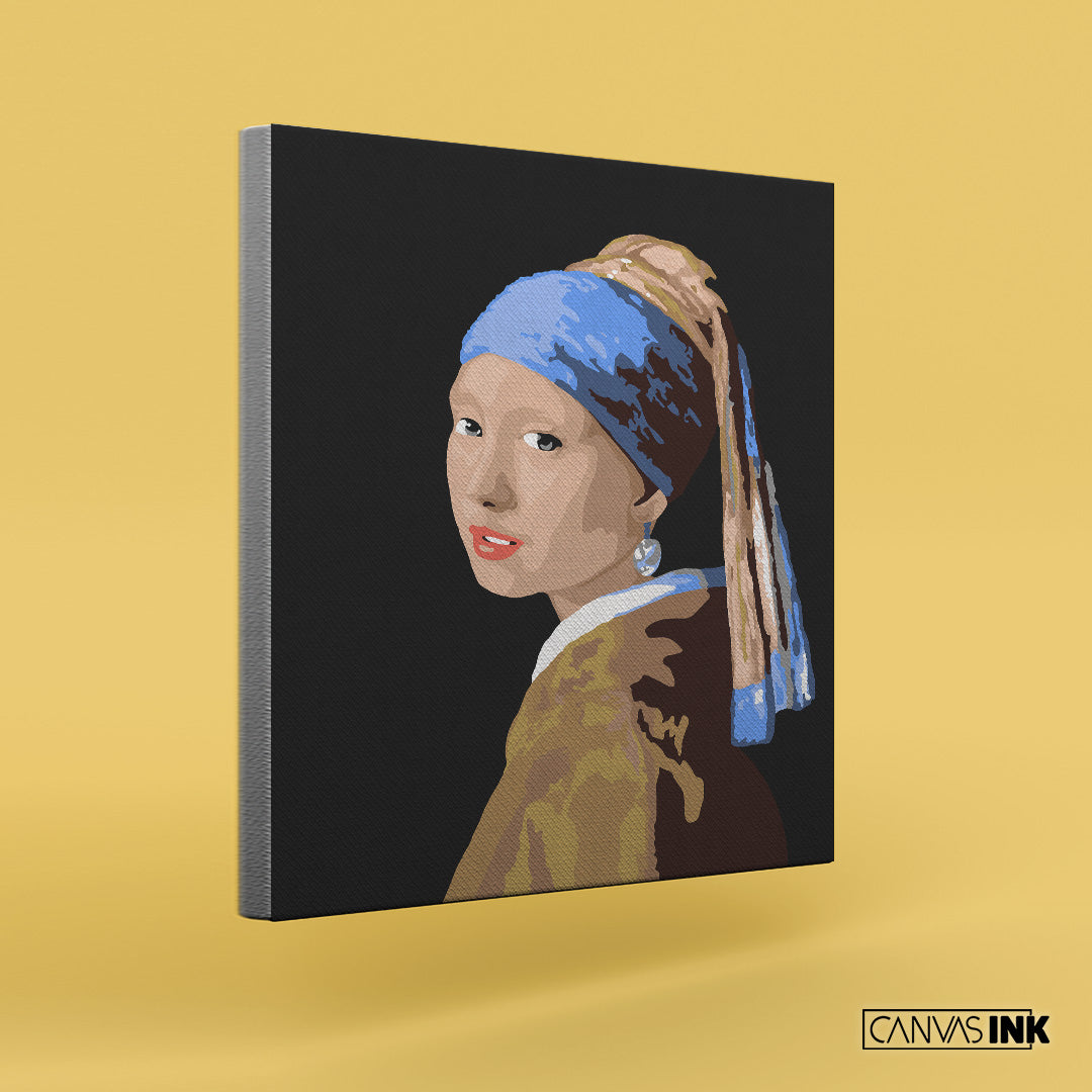 Kit Números – La chica de la perla, Johannes Vermeer – Realista