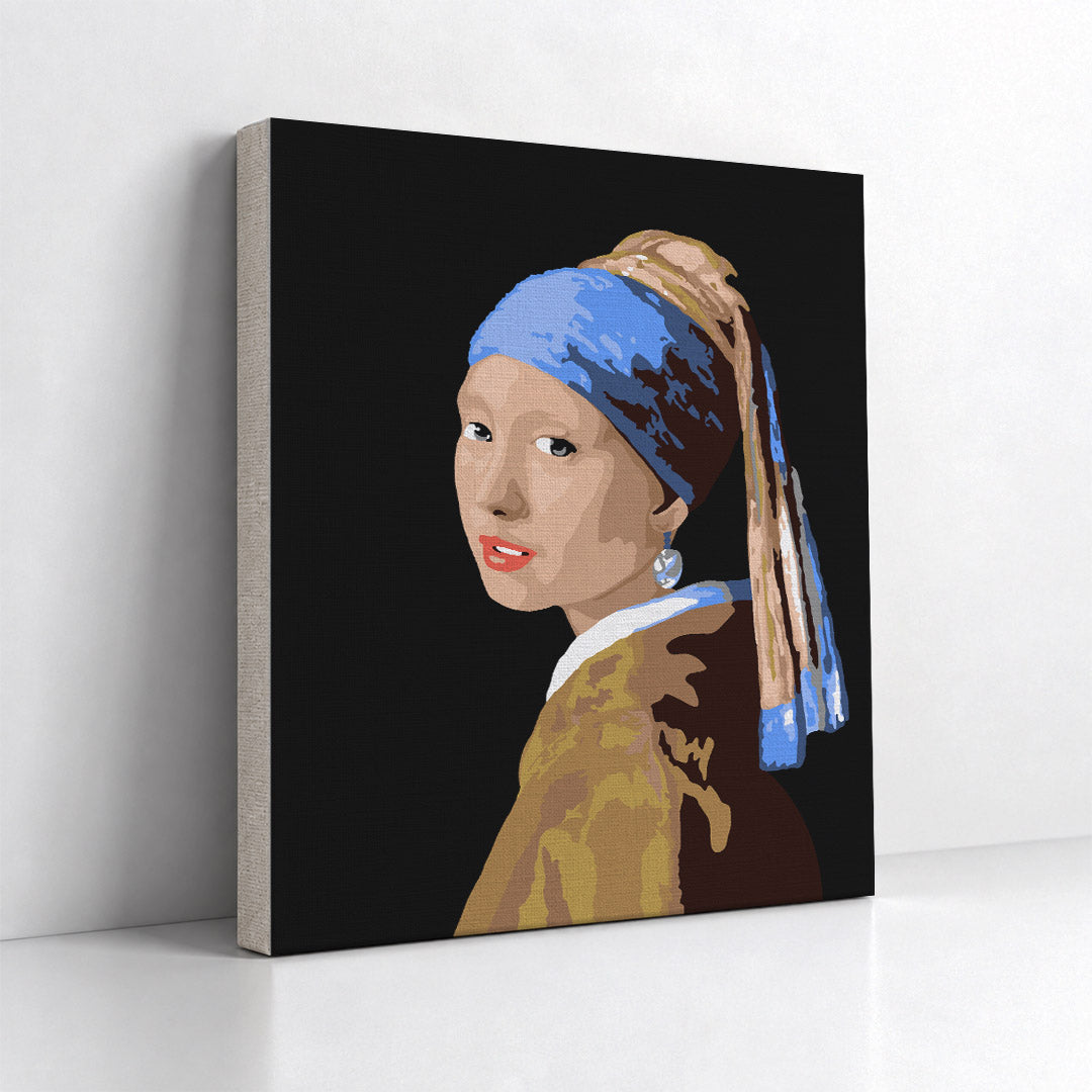Kit Números – La chica de la perla, Johannes Vermeer – Realista