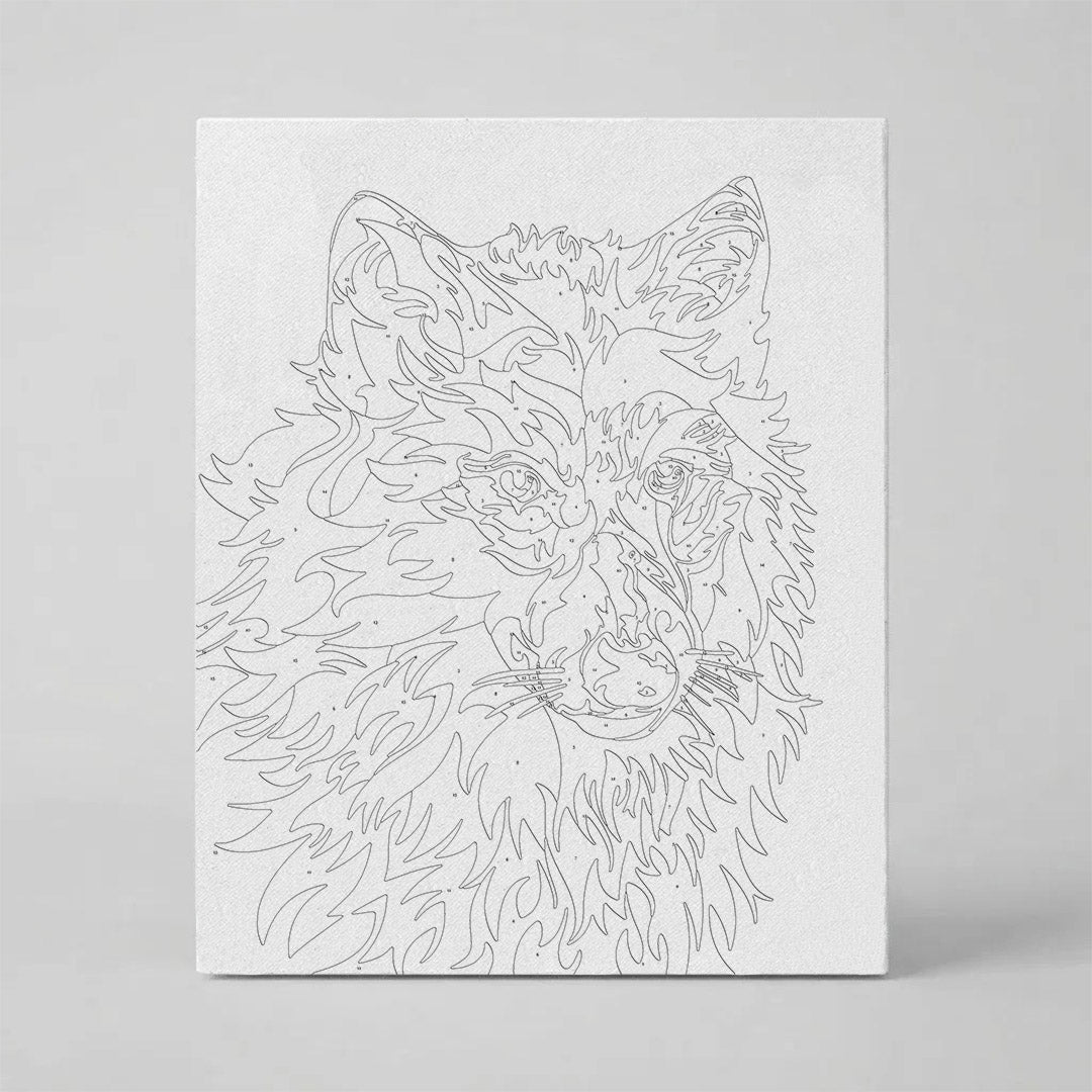 Kit Números – Lobo – Abstracto