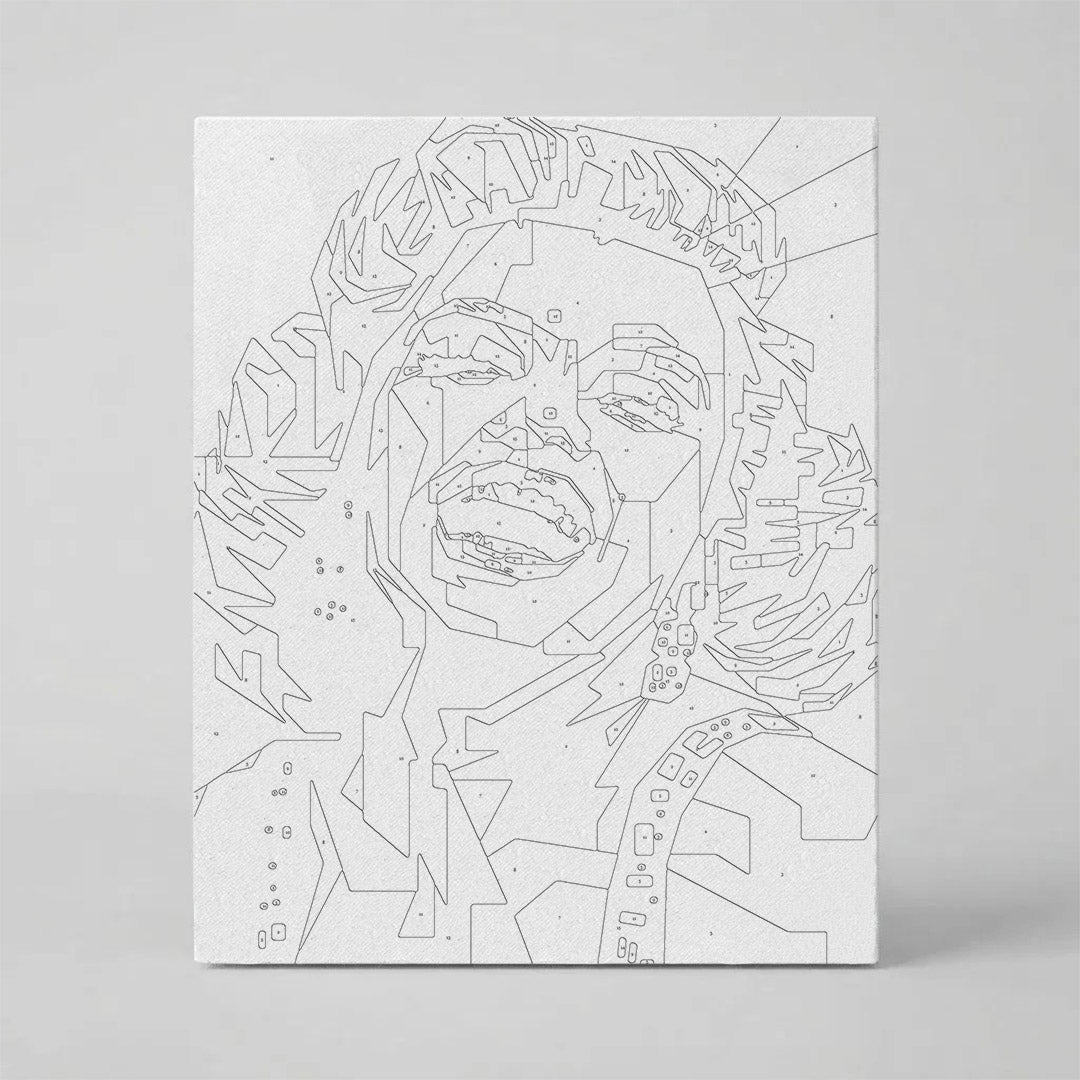 Kit Números – Marilyn Monroe – Abstracto