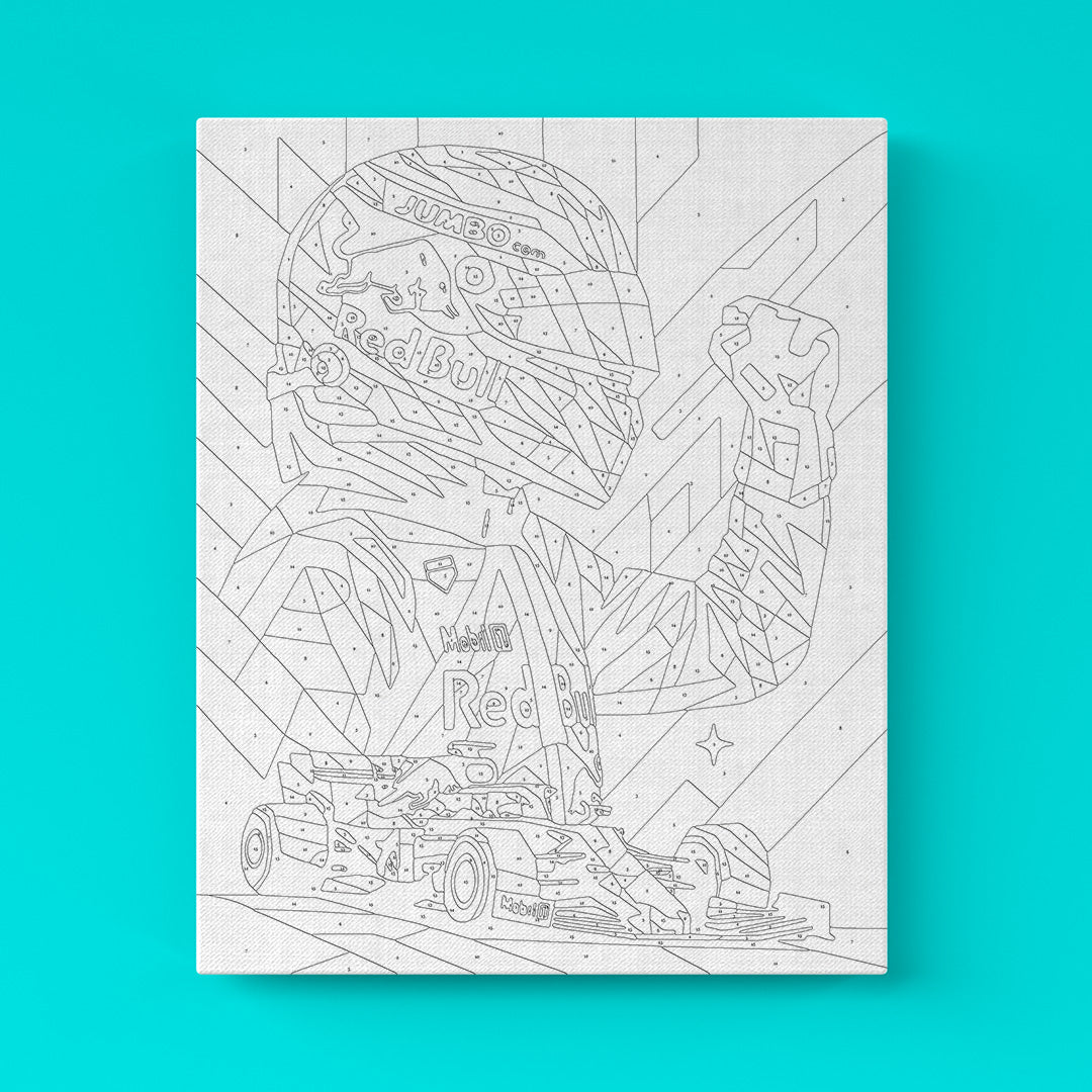 Kit Números – Max Verstappen - Abstracto