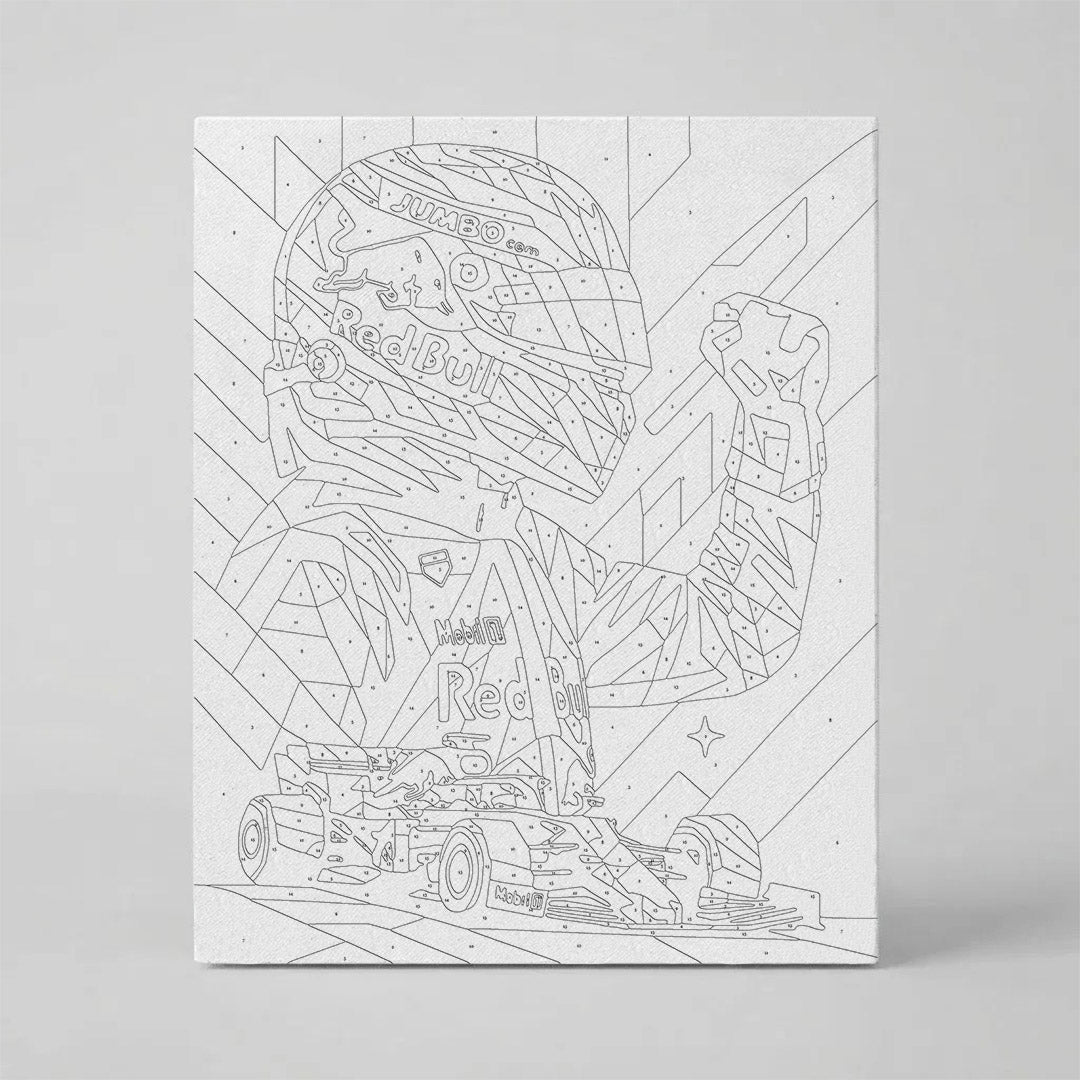 Kit Números – Max Verstappen - Abstracto