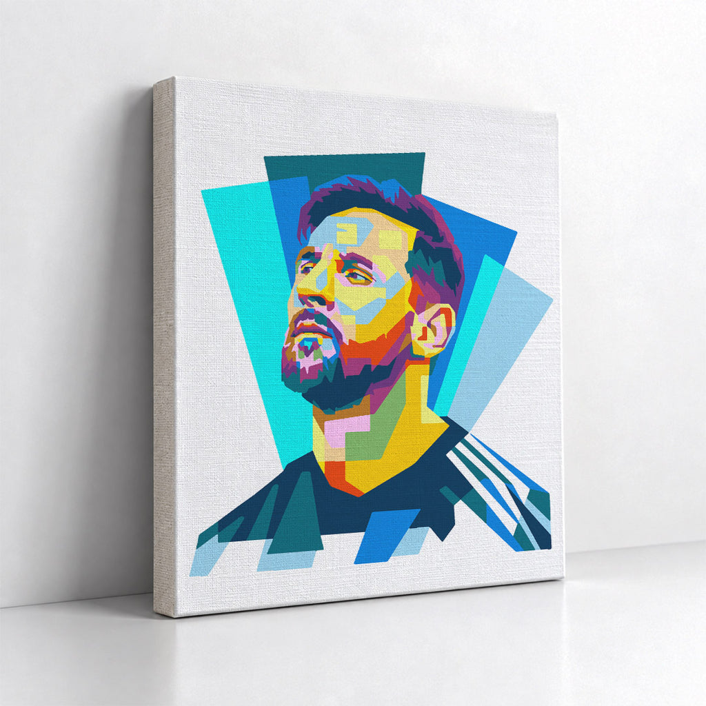 Kit Números – Lionel Messi – Abstracto
