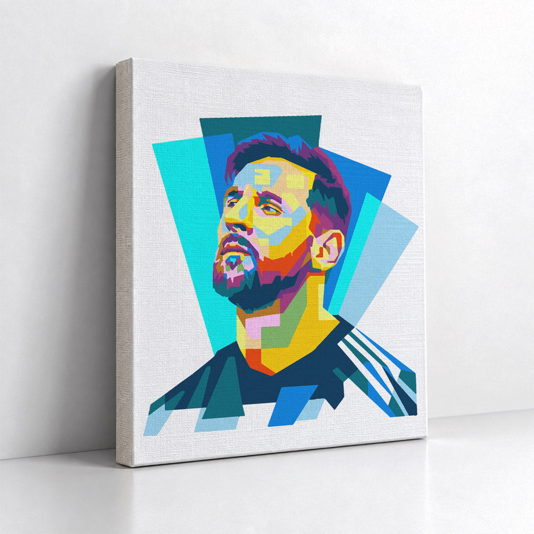 Kit Números – Lionel Messi – Abstracto