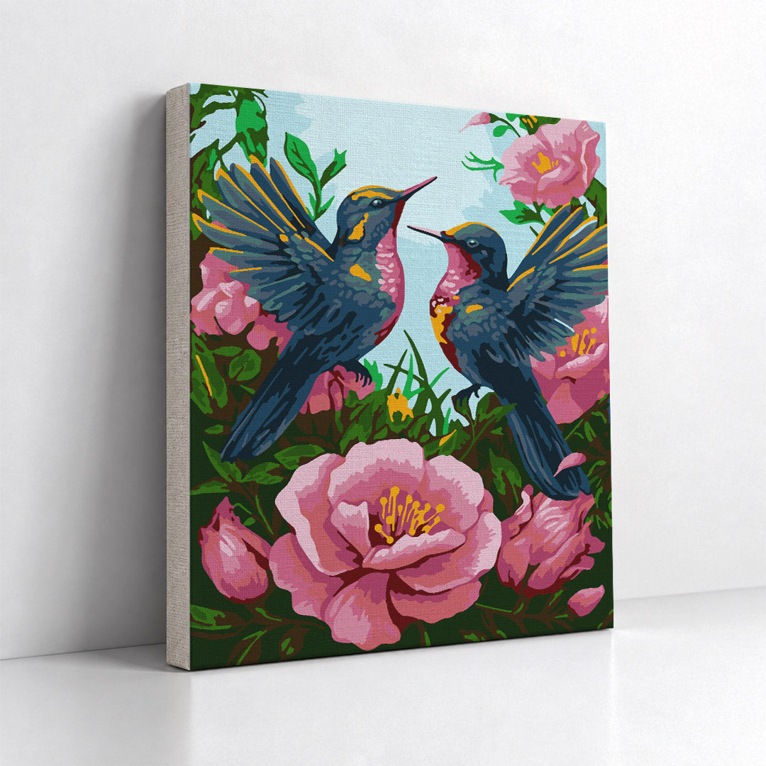 Kit Números – Pareja de Colibríes – Realista