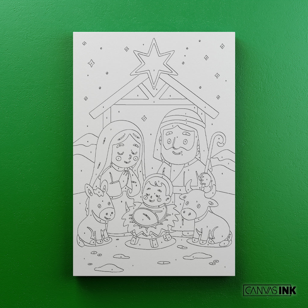 Kit Números – Pesebre – Navidad