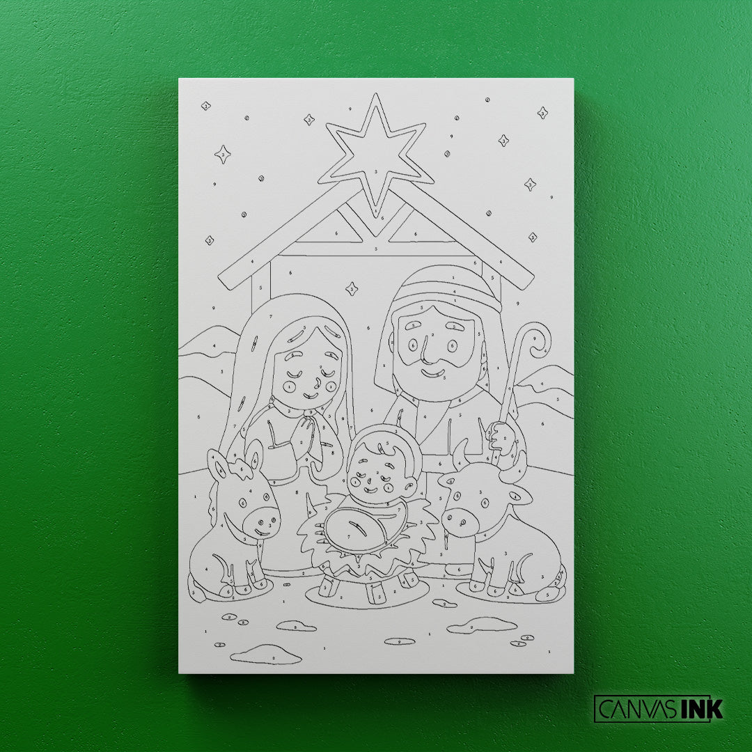 Kit Números – Pesebre – Navidad