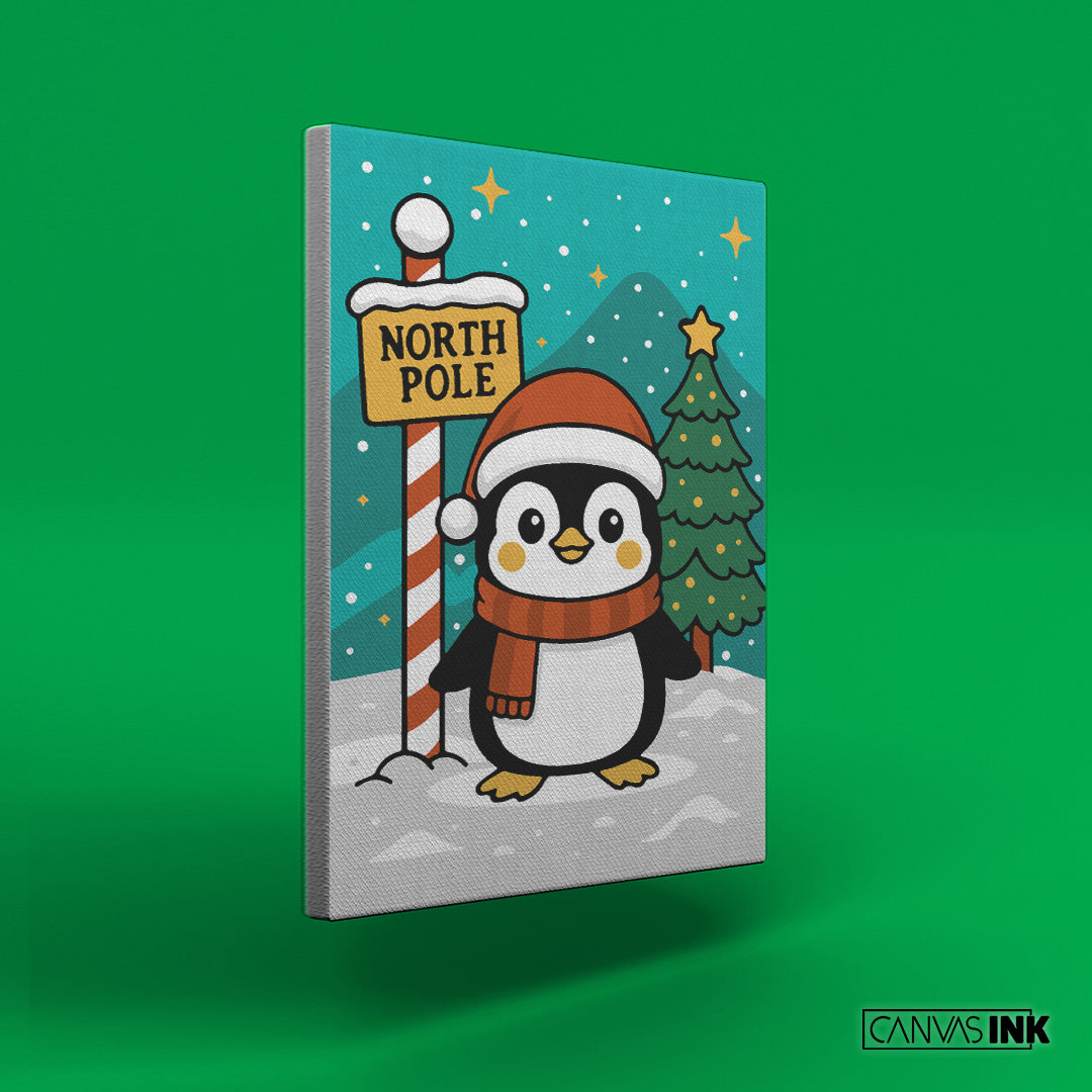 Kit Números – Pingüino – Navidad