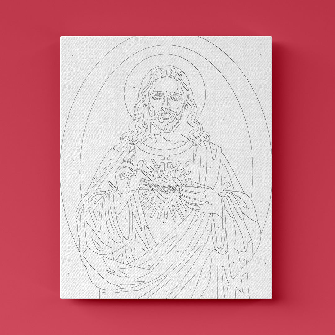 Kit Números – Sagrado Corazón de Jesús – Realista