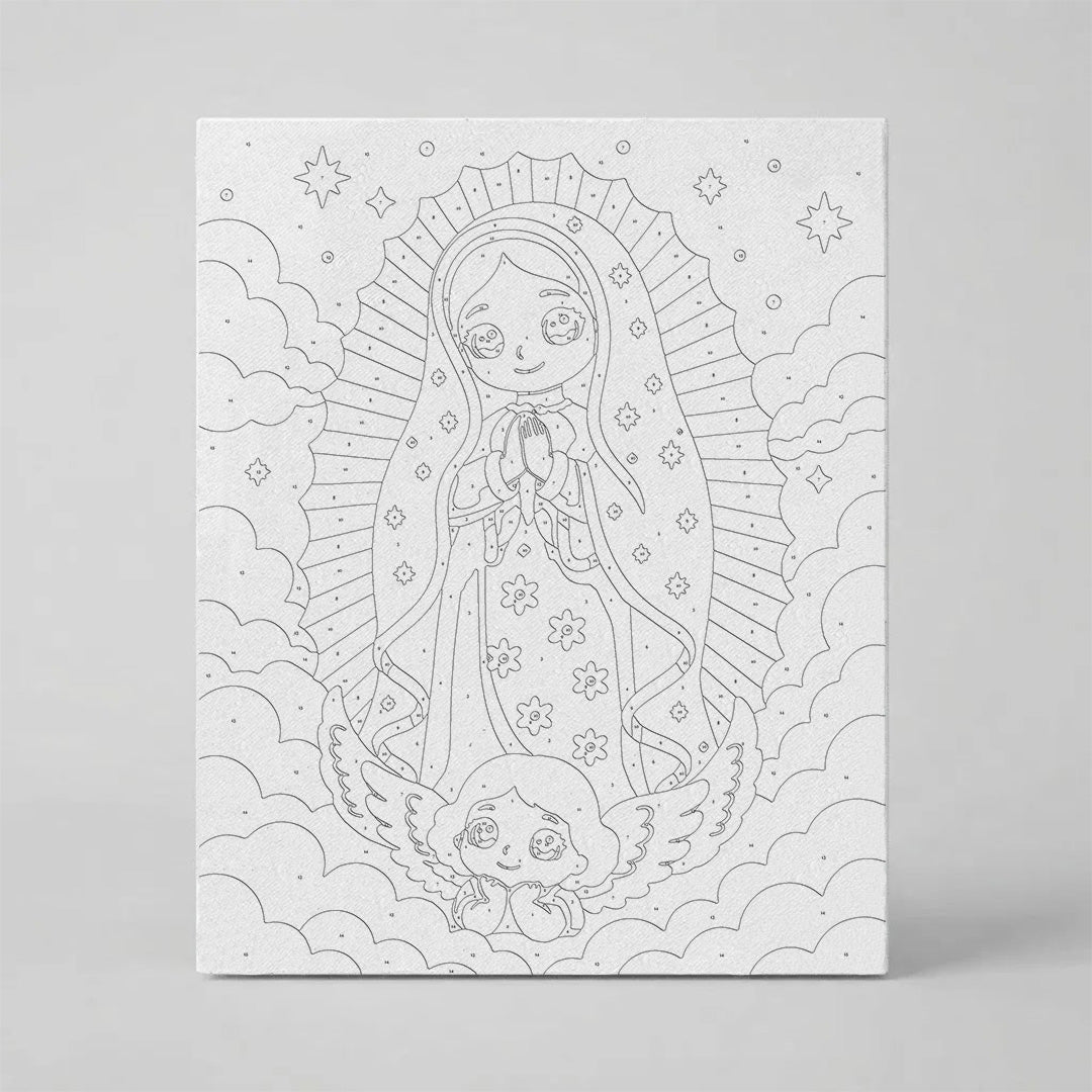 Kit Números – Virgensita Guadalupe – Realista