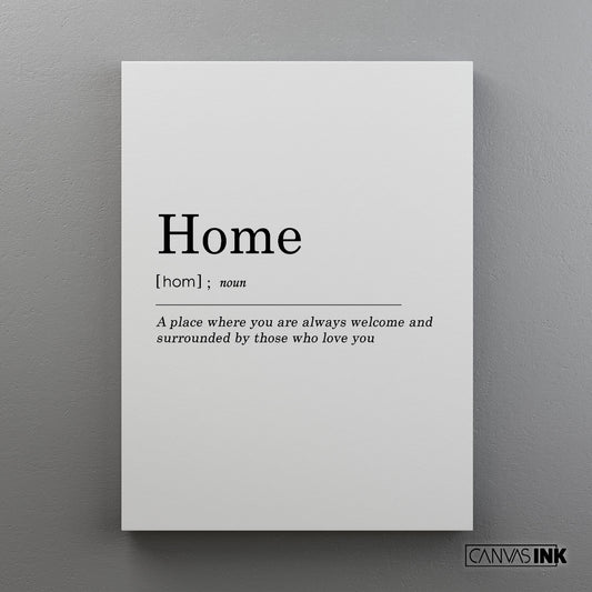 Lienzo Single - Home