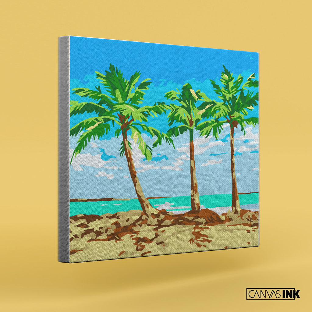 Palmeras - Kit números - Color