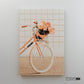 Cuadro Tríptico Peach 1 - Bicicleta