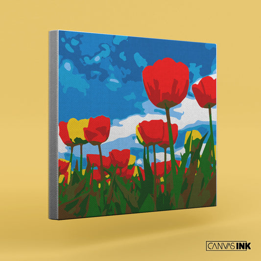 Tulipanes - Kit números - Color